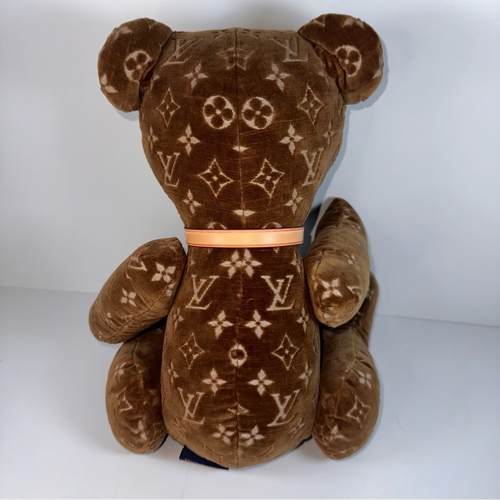 Louis Vuitton Teddy Bear Monogram Doudou Stuffed velour Brown - Picture 14 of 15